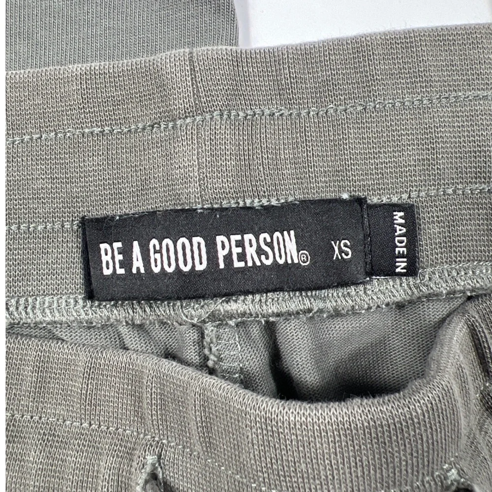 Be A Good Person BAGP Joggers Charcoal Grey Sweatpants XS Streetwear Lounge NWOT